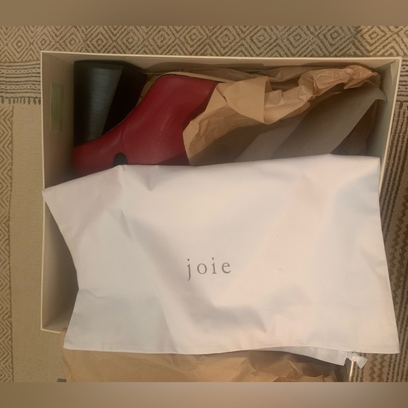 Joie red leather booties - Picture 10 of 11